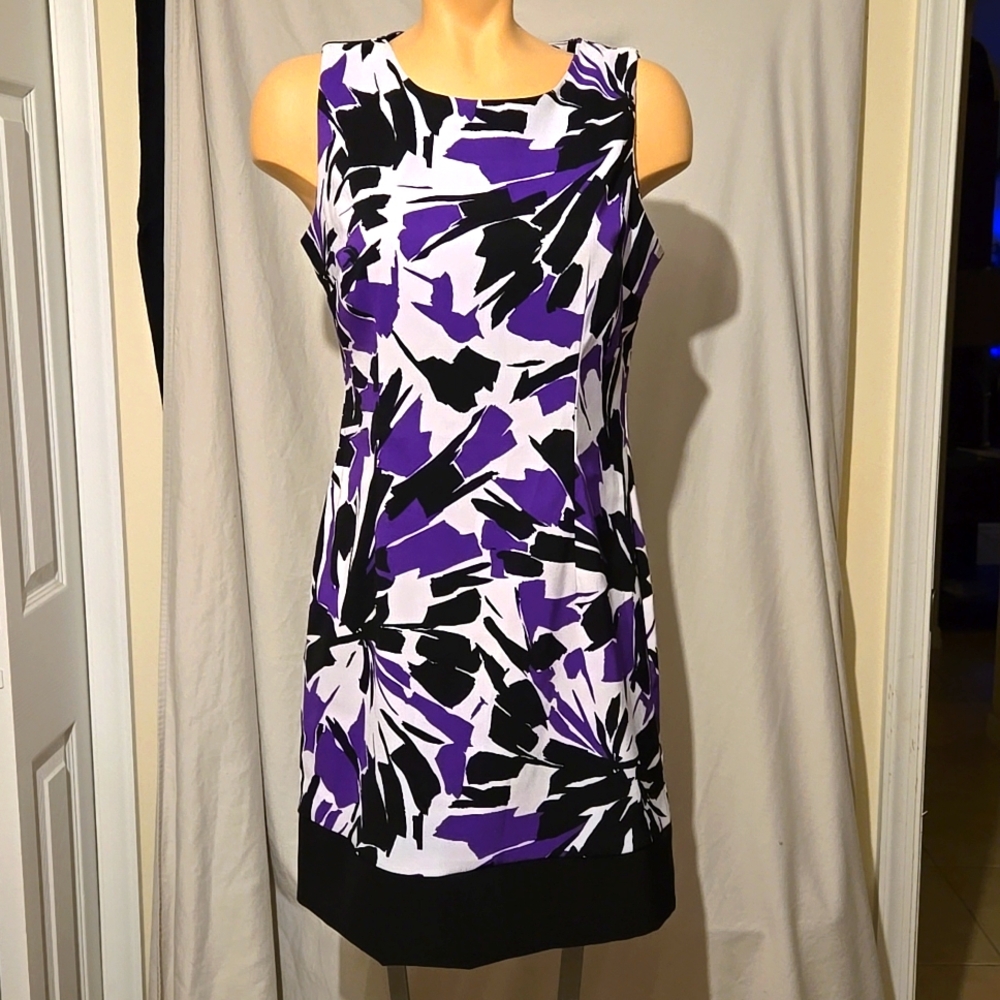 Ronni Nicole Sheath multi-colored tank dress
